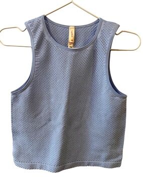 Anthropologie Lyrebird - Lilac with Silver Shimmer/ Shiny Athletic Tank
